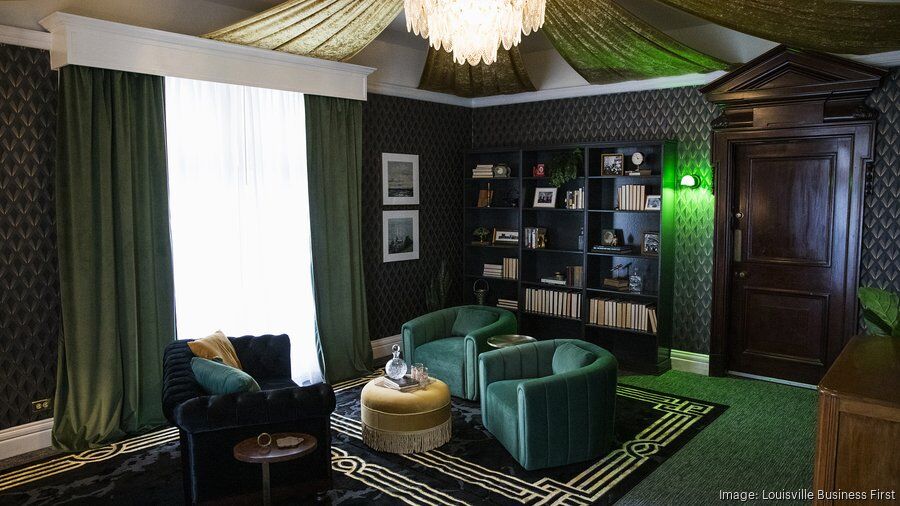 Take a look inside the new Gatsby-inspired hotel suite in downtown Louisville